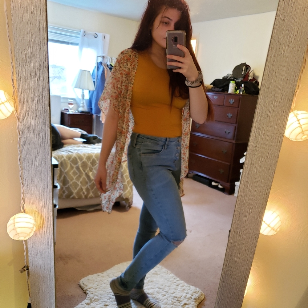 Sheer cardigan